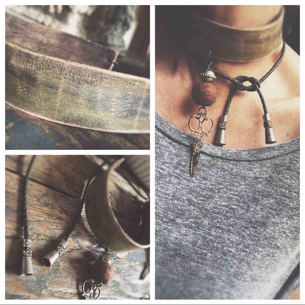 Shear Perfection Artisan 3-Pc Set | Hand-Cut Italian Leather | One of a Kind - Picture 6 of 8